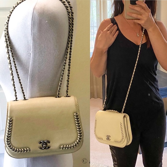 CHANEL Calfskin Leather Braided Chic CC Flap Bag - Picture 7 of 8